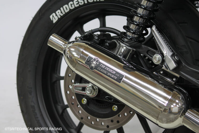 スリップオン キャブトン ポリッシュ｜所有欲を刺激するGB350/GB350S用・レブル250用マフラー、TSRから発売中！