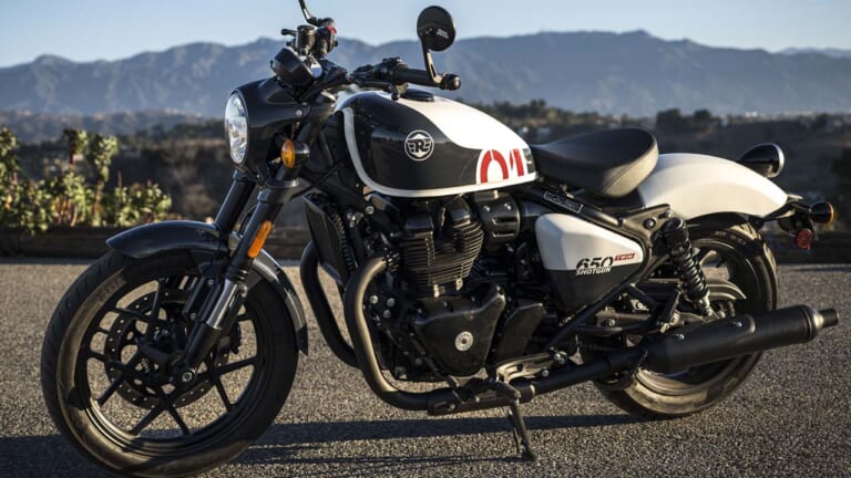 ロイヤルエンフィールドが「ショットガン650」を2024年8月下旬に発売決定！ クルーザーベースのカスタムネイキッド