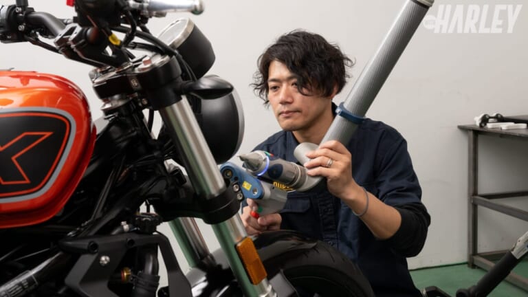 3Dスキャナー＆プリンターで試作パーツを爆速開発!〈ハーレーダビッドソンX350カスタムプロジェクト#7〉