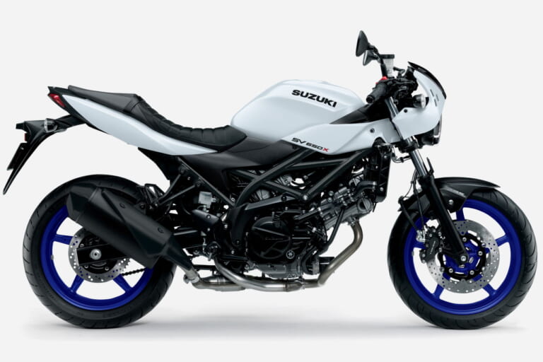 2025 SUZUKI SV650X ABS｜パールテックホワイト｜スズキSV650X〈いま国内で買える新型バイクカタログ｜大型二輪(750-401cc)〉