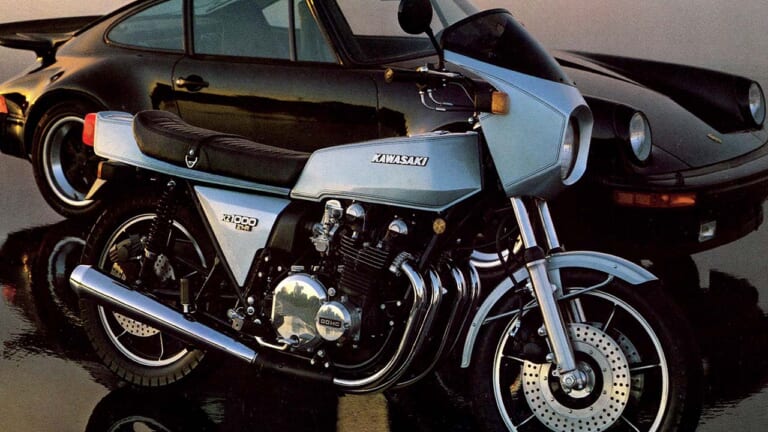 「13Lしか入らないタンク」が角Zを象徴 1978年カワサキ『Z1-R』【柏 秀樹の昭和～平成 カタログ蔵出しコラム Vol.13】